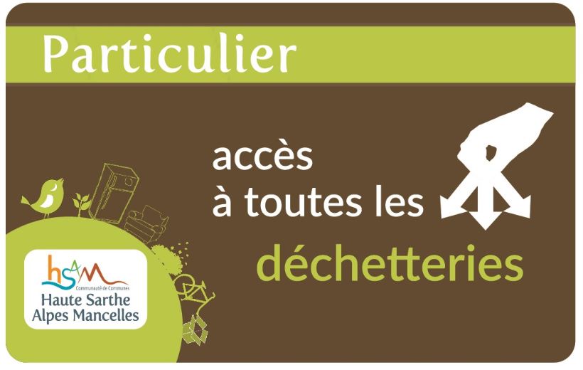 Carte d'accès déchetterie Particulier